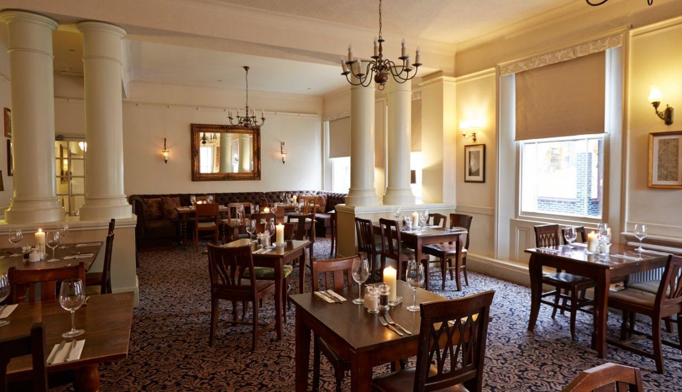 George Hotel By Greene King Inns Huntingdon Restaurante foto